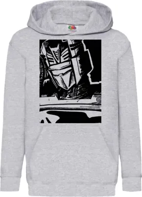 Produktbild von Kinder Kapuzenpullover Transformers Optimus Prime 02, 9-11 Jahr - 140 / Grau