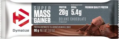 Imagen del producto de Dymatize | Barra de proteína para aumentar masa muscular, sabor chocolate