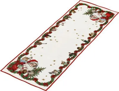 Zdjęcie produktu dla Bieżnik z gobelinem Villeroy & Boch Toy's Fantasy XL: Mikołaj 49x143 cm