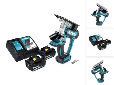 Produktbild von Makita DSD 180 RG Akku Gipskartonsäge 18 V + 2x Akku 6,0 Ah + Ladegerät