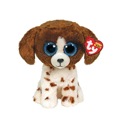Image de Ty Beanie Boos Knuffel Hond Muddles 24 Cm