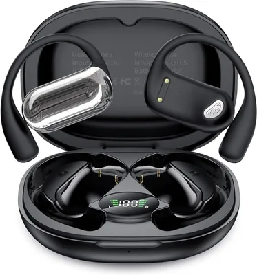 Produktbild von In-Ear- Kopfhörer 5.4 Sport-Kopfhörer mit Haken Kopfhörer | IPX7 wasserdicht, 40-Stunden-Akku und Geräuschunterdrückung | kabellose Kopfhörer Musik