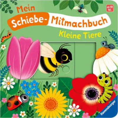 Obrázok produktu pre Mein Schiebe-Mitmachbuch - Kleine Tiere
