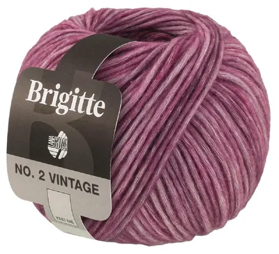 Produktbild von Lana Grossa BRIGITTE NO. 2 VINTAGE 50 g Soffilo mit Seide & Merinofasern 115 m  Farbe 204 - Rotviolett meliert