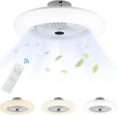 Obrázek produktu pro TolleTour 80W stropní ventilátor Nastavitelná rychlost větru pro obývací pokoj Jídelna Ložnice