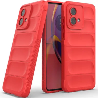 Image de Etui pour Motorola Moto G84 Soft TPU Silicone Shockproof Protective Case Rouge
