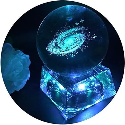 Produktbild von Kristallkugel des Sonnensystems, Galaxykugel Kristall transparent