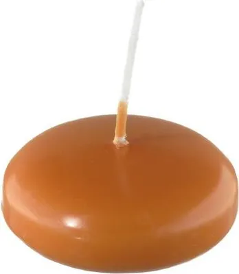 Produktbild von Schwimmkerzen Karotte Orange 24 x Ø 60 mm, 20 Stück