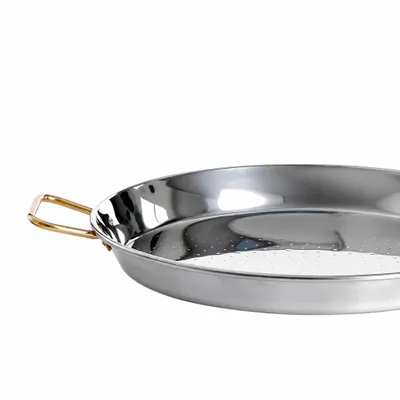 Image de Poêle à paella en acier inoxydable Ø 70 cm