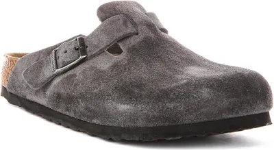 Immagine prodotto di Birkenstock Boston Bs in grigio antracite | Calzata regolare – 11,5 UK - 46 EU - 13/13,5 M US / Grigio antracite
