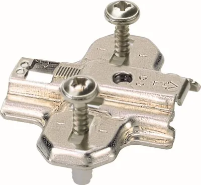 Produktbild von Hettich Kreuzmontageplatte MK-D0 für Ø 35 Topfscharniere 2 Stück