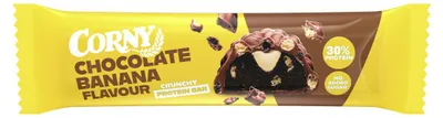 Zdjęcie produktu dla Corny Protein – chrupiące batoniki o smaku czekoladowo-bananowym, opakowanie 45 g