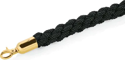 Immagine prodotto di Cavo di collegamento, 1,5 m, nero, intrecciato, oro titanio