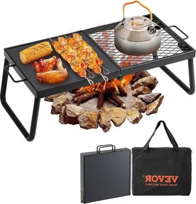 Zdjęcie produktu dla Kompaktowy grill 57 x 29 cm, 6 kg, przenośny, idealny na kemping i na świeżym powietrzu