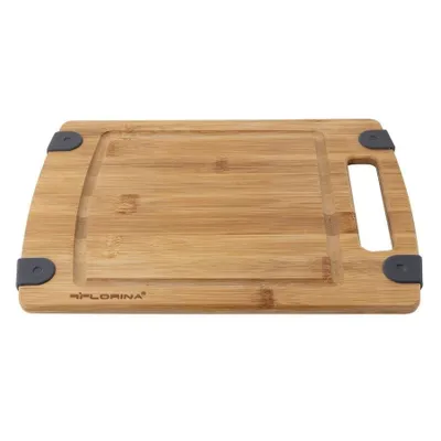 Productafbeelding van Snijplank BAMBOE, keukentafel, serveerplank FLORINA ANGOLO, 25,5 x 37 cm