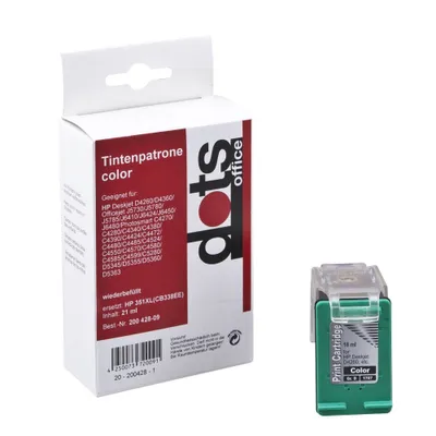 Produktbild von dots  color Druckerpatrone kompatibel zu HP 351XL (CB338EE)