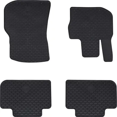 Produktbild von Autofußmatte 4 pcs Schwarz Gummi