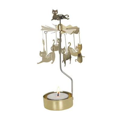 Immagine prodotto di Carosello di tealight per la famiglia di gatti - Design Pluto