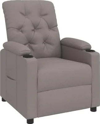 Obrázok produktu pre relaxačné kreslo vidaXL Taupe Fabric