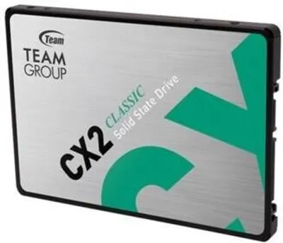 Image de TeamGroup CX2, SSD interne de 2 To, format 2,5 pouces, interface SATA III 6 Gb/s, vitesse de lecture jusqu'à 540 Mo/s, vitesse d'écriture jusqu'à 490 Mo/s, modèle T253X6002T0C101