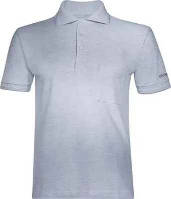 Produktbild von uvex Polo-Shirt 7460, Farbe:grau, Größe:4XL