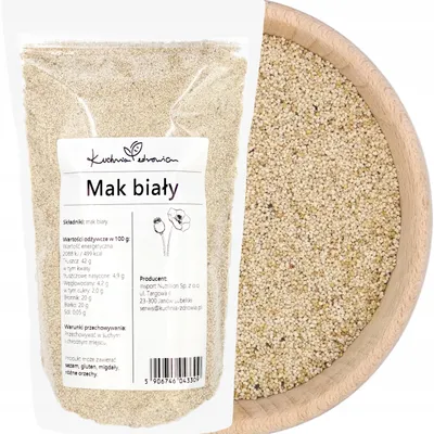 Produktbild von Weißer Mohn 1 kg Mohnsamen für Gebäck Rogal Croissant Kuchen Backen