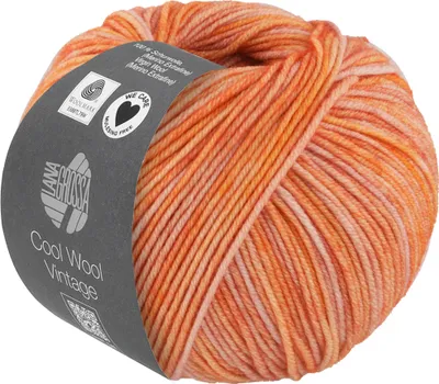 Produktbild von Lana Grossa - Cool Wool Vintage 7385 papayagelb