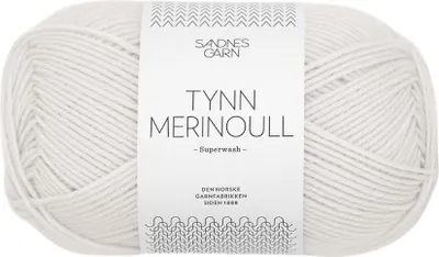 Produktbild von Sandnes Tynn Merinoull 50g 1015 Cremeweiß