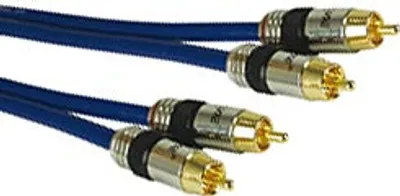 Produktbild von Kindermann 5763000110, 10 m, 2 x RCA, 2 x RCA