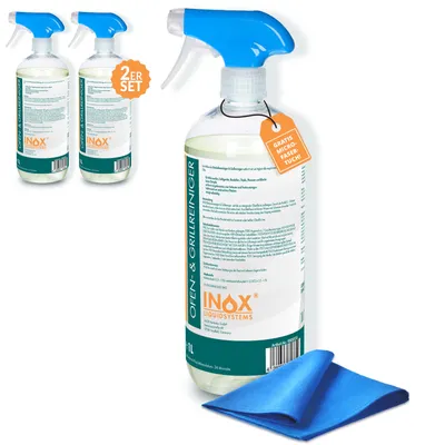 Produktbild von INOX® - Starkes Backofenreiniger Spray & Grillreiniger extra stark 2x1L