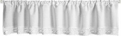 Image de Rideau VINCE blanc 30 x 150 cm Ruban fronceur