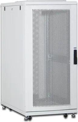 Produktbild von 483-mm-Serverschrank, 26HE (hellgrau, 26 Höheneinheiten)