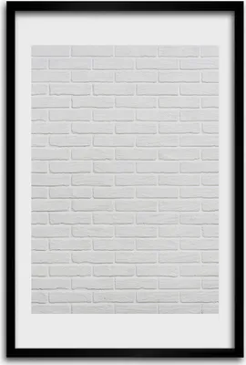 Produktbild von Bild - Bilderrahmen - 40 cm x 60 cm - MDF - Rahmen - Wandkunst - Backsteinmauer