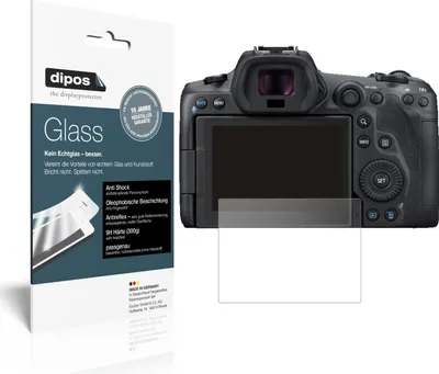 Produktbild von 2x Schutzfolie für Canon EOS R5 C matt - Anti-Shock 9H Folie dipos Glass Kunststoffglas