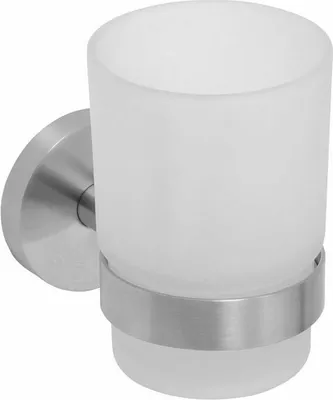 Zdjęcie produktu dla Sapho X-STEEL - Szklanka z uchwytem, szkło/stal nierdzewna XS900