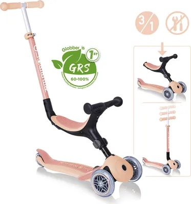 Produktbild von Globber GO-UP Foldable Plus Eco Scooter pfirsich