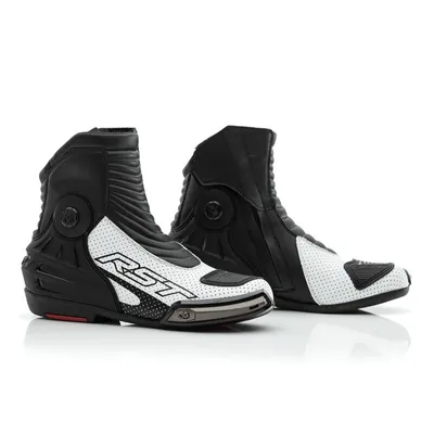 Obrázek produktu pro Motocyklové boty RST Tractech Evo 3 krátké, bílé a černé, velikost 39, s certifikací ECE