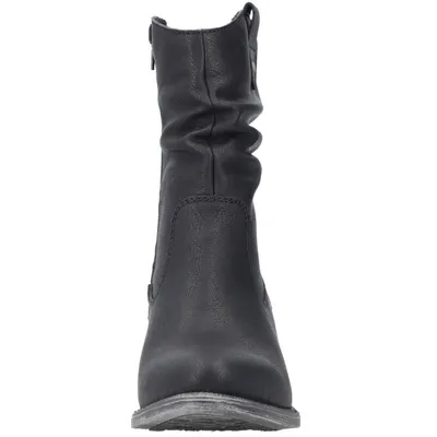 Produktbild von Rieker Damen Stiefelette Western Reißverschluss Cowboy Boots 73170, Größe:37 EU, Farbe:Schwarz