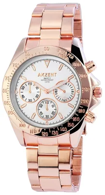Produktbild von Akzent Herrenuhr mit Edelstahlarmband