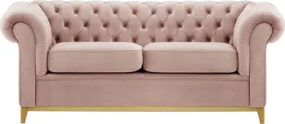 Produktbild von Dreisitzer-Sofa Chesterfield Wood - helllila - Velluto 14