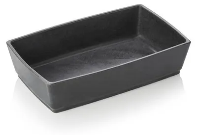 Produktbild von 4x Buffetschale, 27 x 17 x 7 cm, schwarz, Porzellan