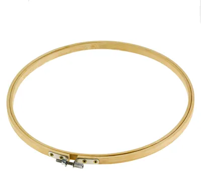 4 Stickrahmen rund Stickring Holzstickrahmen Holzstickring natur, Gr.29cm