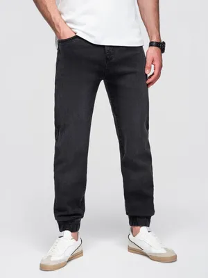Obrázek produktu pro Ombre Clothing Pánské džínové kalhoty Tawake černá L