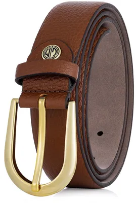 Produktbild von LINDENMANN Ledergürtel Damen, cognac 30 mm Vollrindleder, modern und ausdrucksst