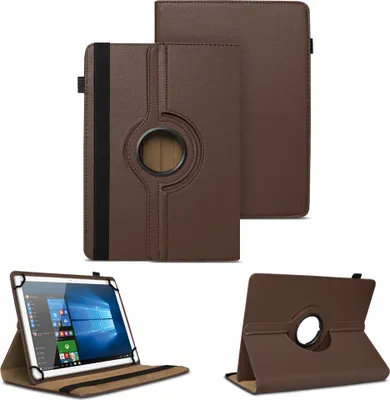 Produktbild von Tablet Hülle für Samsung Galaxy Tab A8 10.5 Schutzhülle Tasche 360° DrehbarFarben:Braun