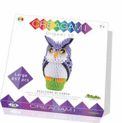Produktbild von CREAGAMI - Origami 3D Eule 657 Teile