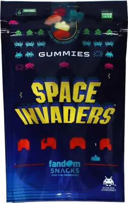 Produktbild von Fandom Snacks Gummies Space Invaders 125g