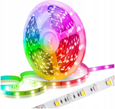 Obrázok produktu pre LED pásik RGBCCT, farebný, rolka 5 metrov, 72 W, SMD5050, IP20, 14,4 W/m