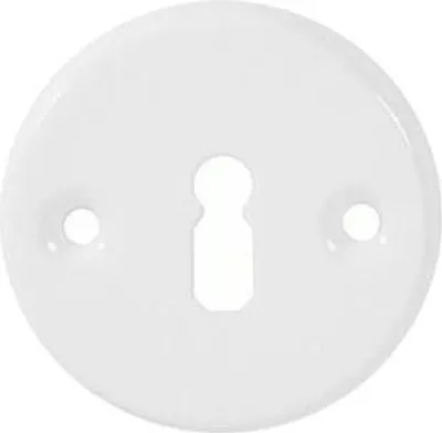 Immagine prodotto di Piastra Portachiavi Con Foro Per La Serratura Bianco