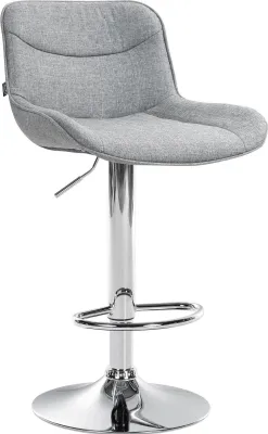 Obrázek produktu pro Nastavitelná látková barová židle - ergonomický otočný sedák, 360° flexibilita a pohodlí